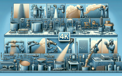 Comparación de métodos de limpieza abrasiva