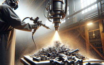 Granallado de piezas metálicas a medida