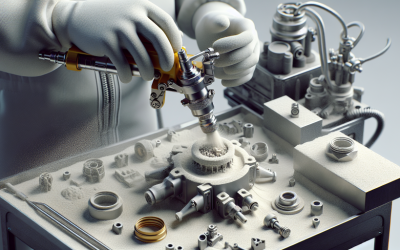 Granallado de piezas pequeñas