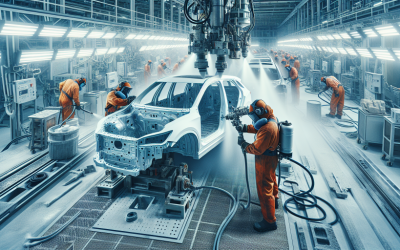 Granallado en la industria automotriz