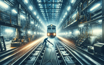 Granallado en la industria ferroviaria