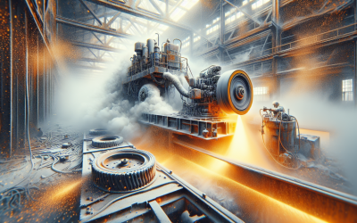 Granallado para eliminar óxido