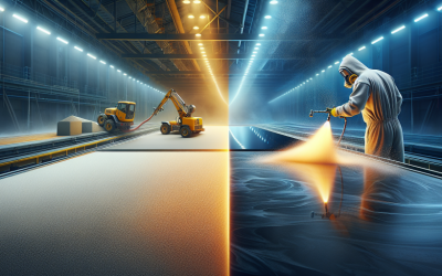 Preparación de superficies para granallado