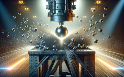 Servicio de granallado con granalla esférica