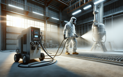 Servicios de limpieza con sand blast