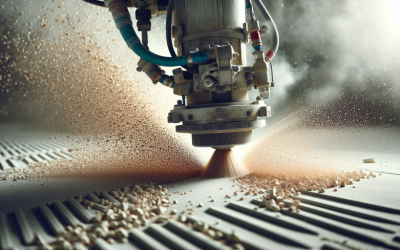 Técnicas de granallado para superficies rugosas