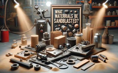 ¿Qué materiales se pueden granallar?